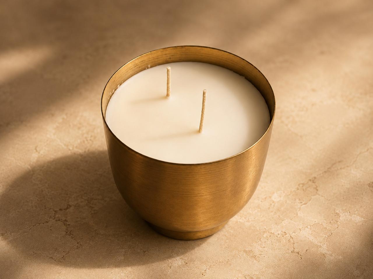 Golden Metal Jar